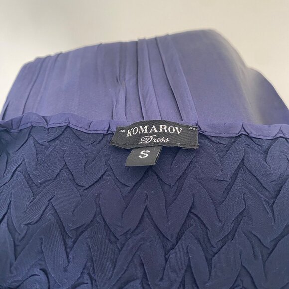 NWT Komarov Tiered Charmeuse & Chiffon Dress & Jacket - Picture 4 of 14